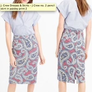 Jcrew No. 2 Pencil Skirt
